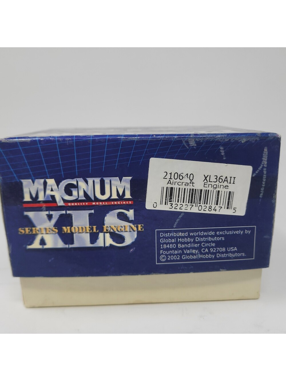 Magnum XLS 36 Two Stroke Nitro RC Airplane Glow Engine Motor Carb Muffler NIB